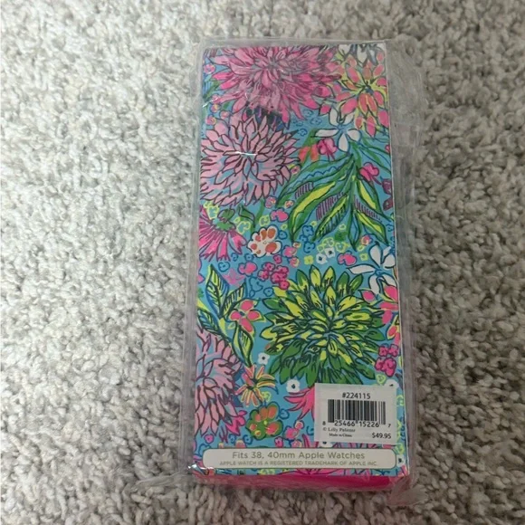 NWT Lilly Pulitzer Apple Watch Band in Walking on Sunshine - Picture 6 of 7
